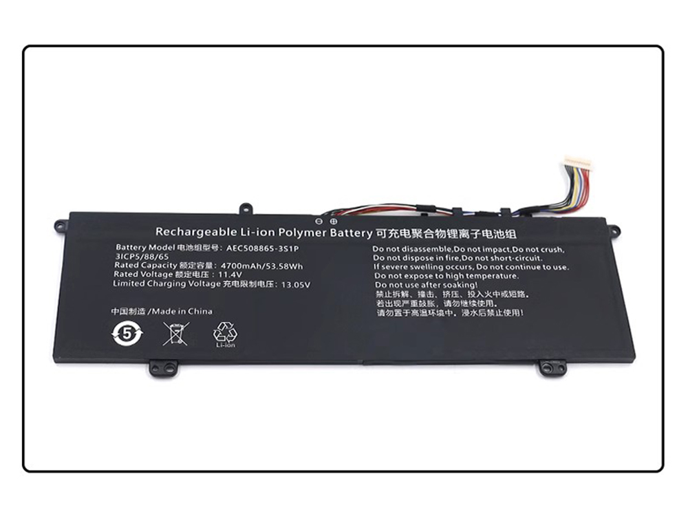 格安hasee AEC508865-3S1P 4700mAh AEC508865-3S1P